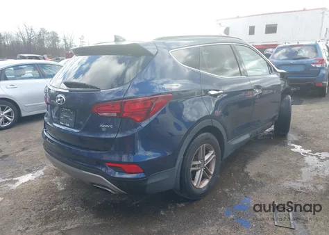 2017 Hyundai Santa Fe Sport 2.4L from USA, damaged, VIN 5XYZU3LB8HG460362